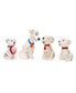 DALMATION DOG FAMILY - Set of Four