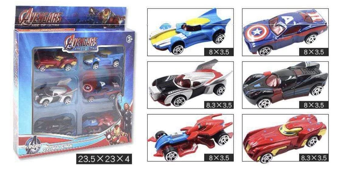 AVENGARS CAR SET