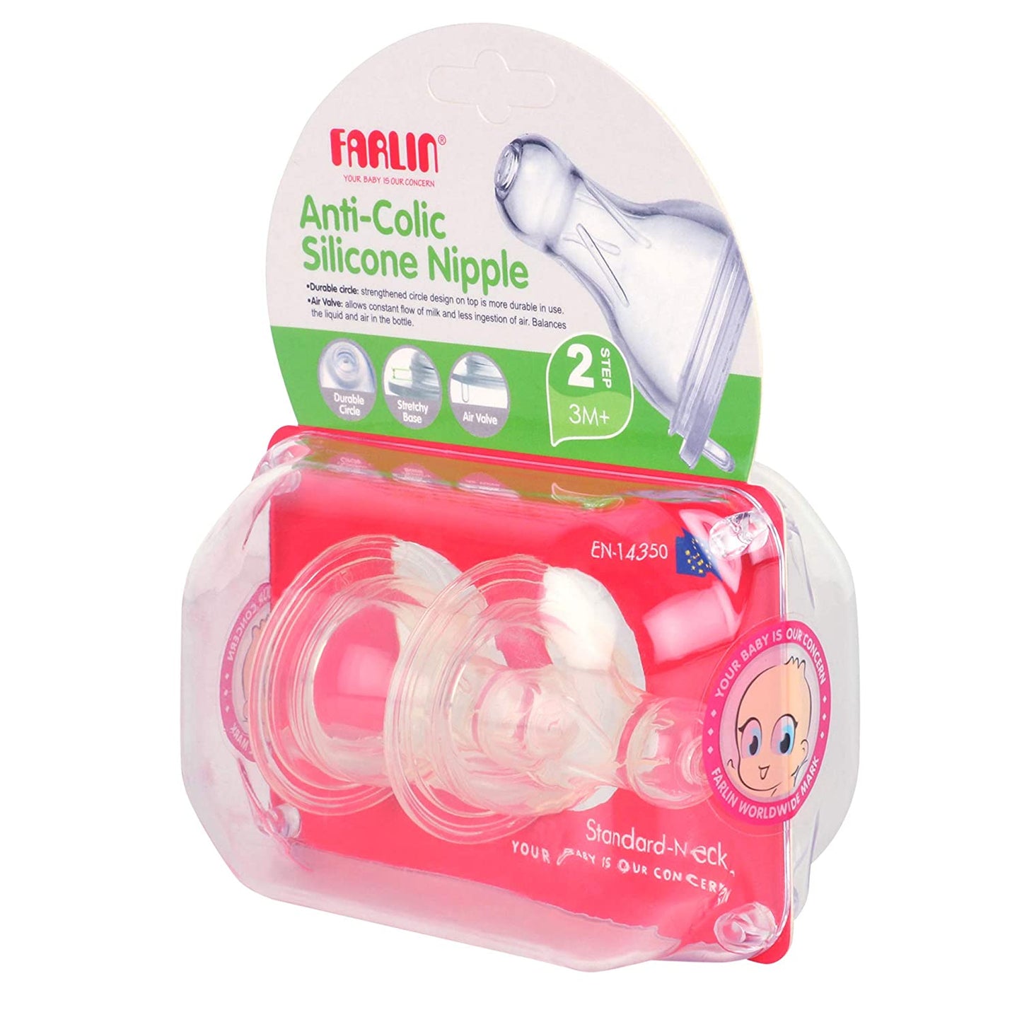 TEAT ( FARLIN ANTI COLIC 3M+) (2PCS)