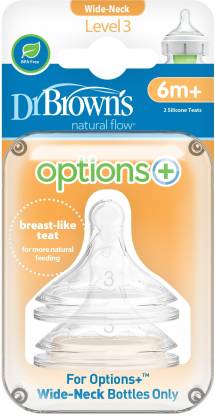 TEAT (Dr. Brown's Wide-Neck Level3) (2PCS)